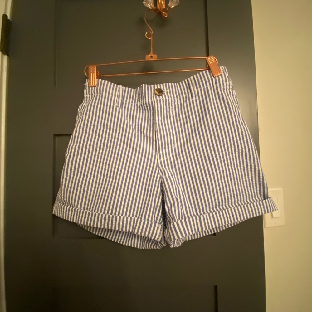 Blue and white cute beach shorts